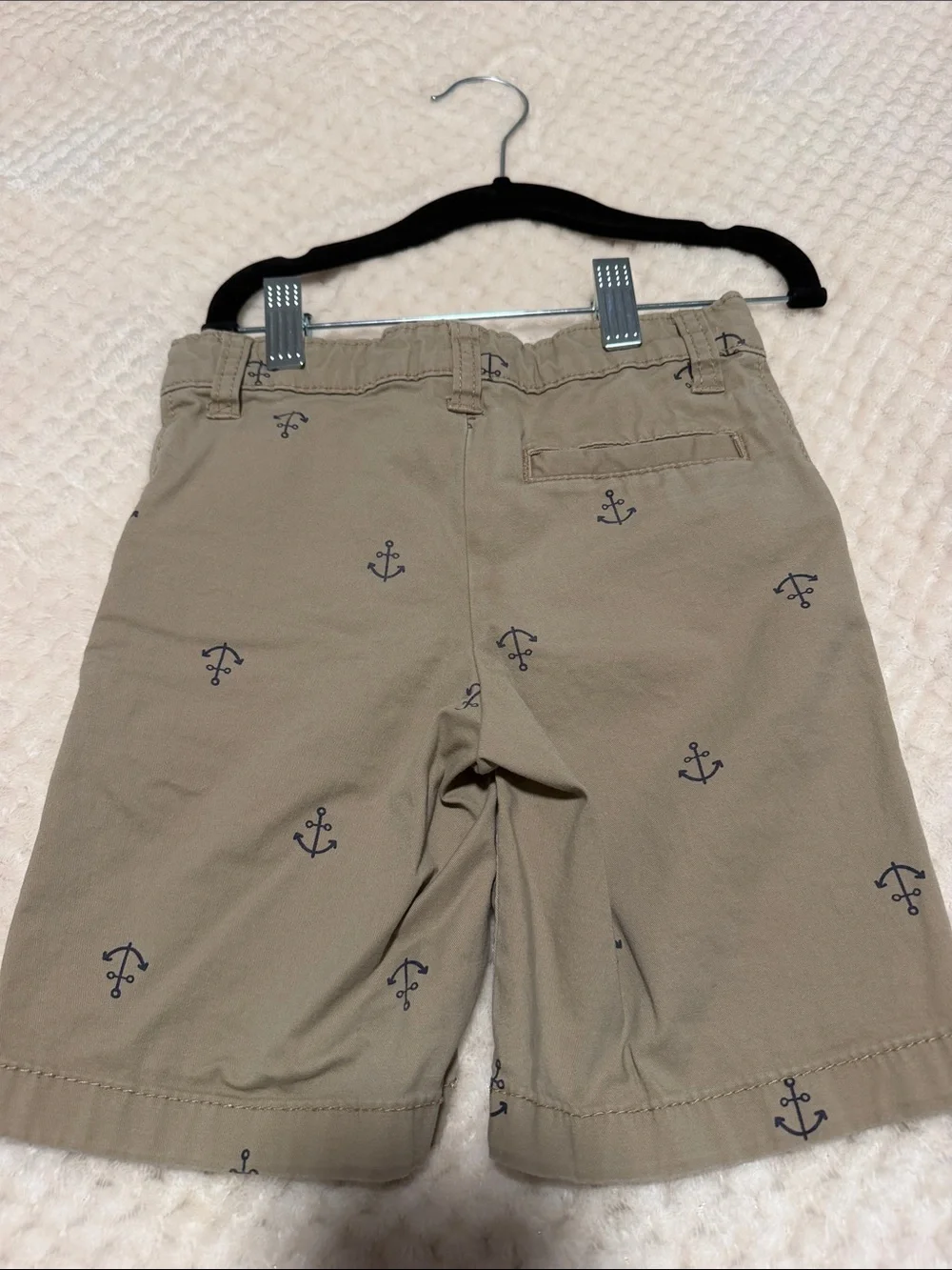 Carter’s Khaki Anchor Embroidered Boys' Shorts